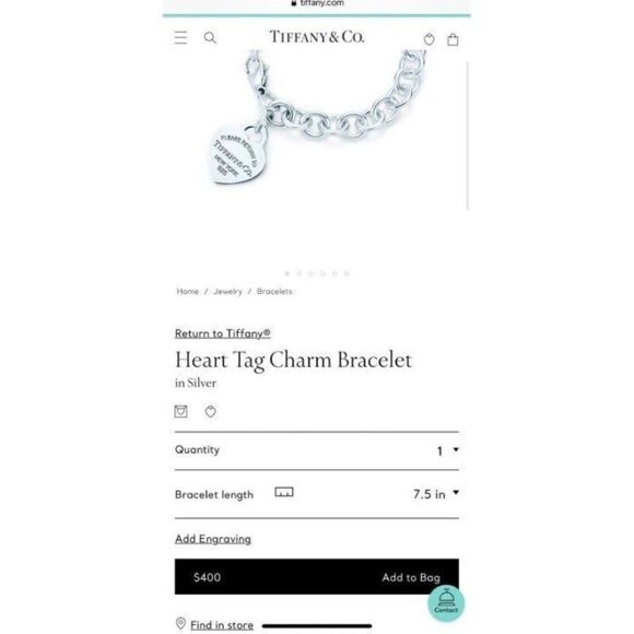 Tiffany and Co. Heart Tag Bracelet - Picture 4 of 4